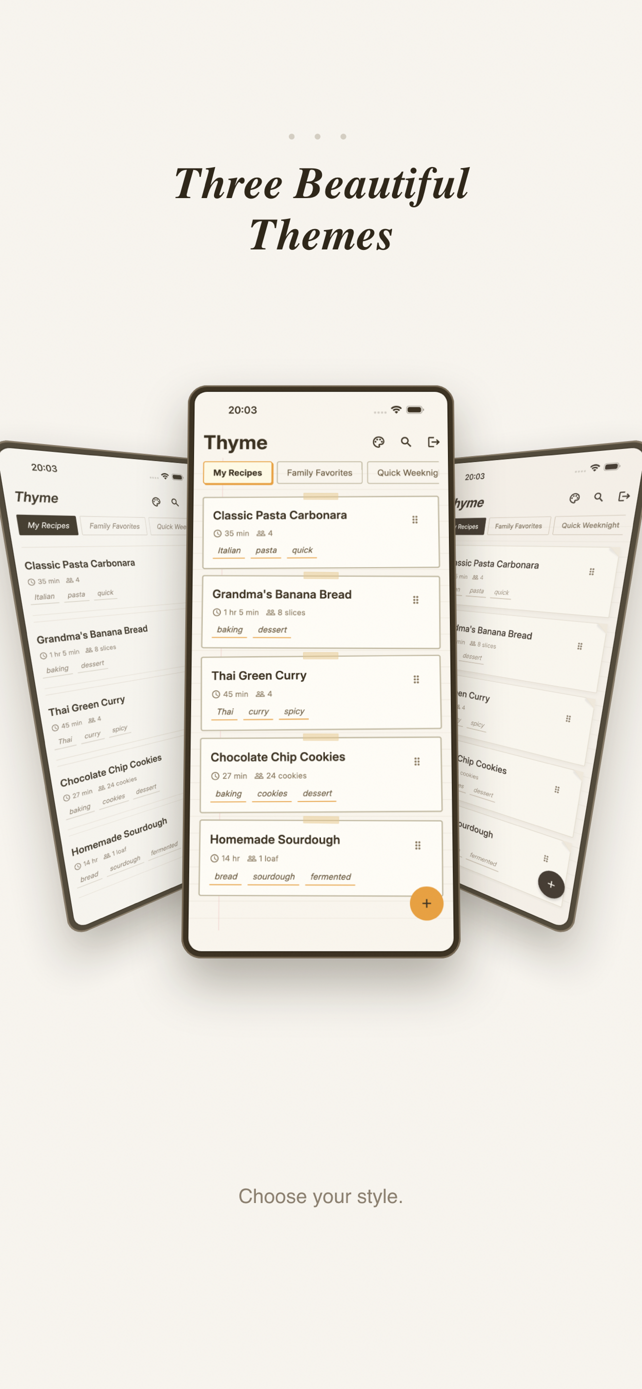 Thyme — Recipes Worth Keeping