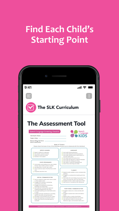 SLK Curriculum Screenshot 1 of 5