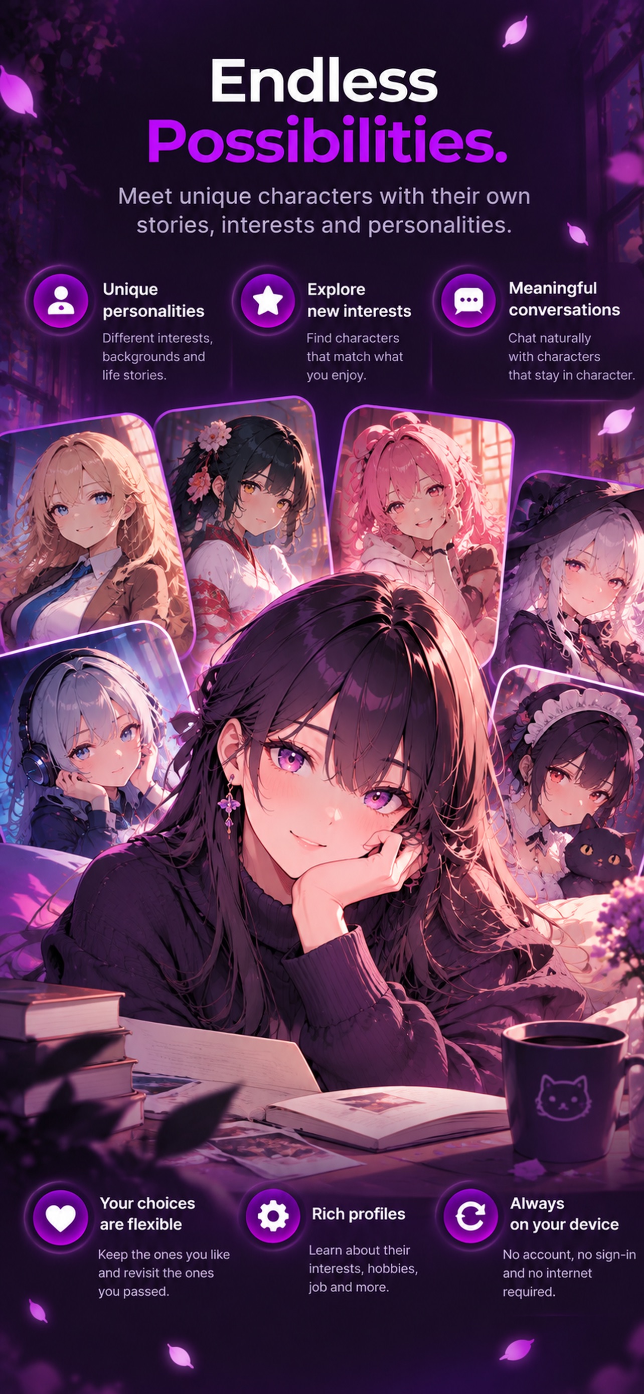 Screenshot 5 of Offline AI Waifus - RentBestie