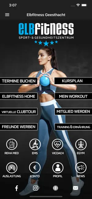 elbFitness screenshot 1