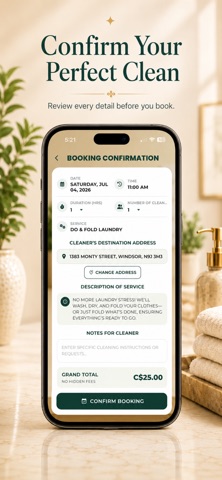O.C.D – Customer screenshot