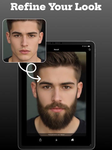 Hairstyle AI: Hair & Makeup iPad screenshot