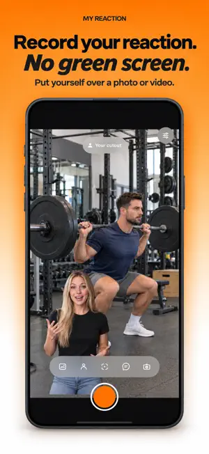 My Reaction: Video Cutout screenshot 1
