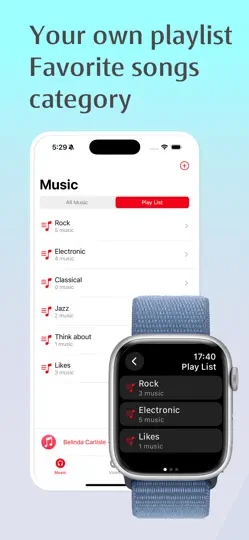 Offline Music - WristPlayer iPhone Ekran Görüntüsü 5