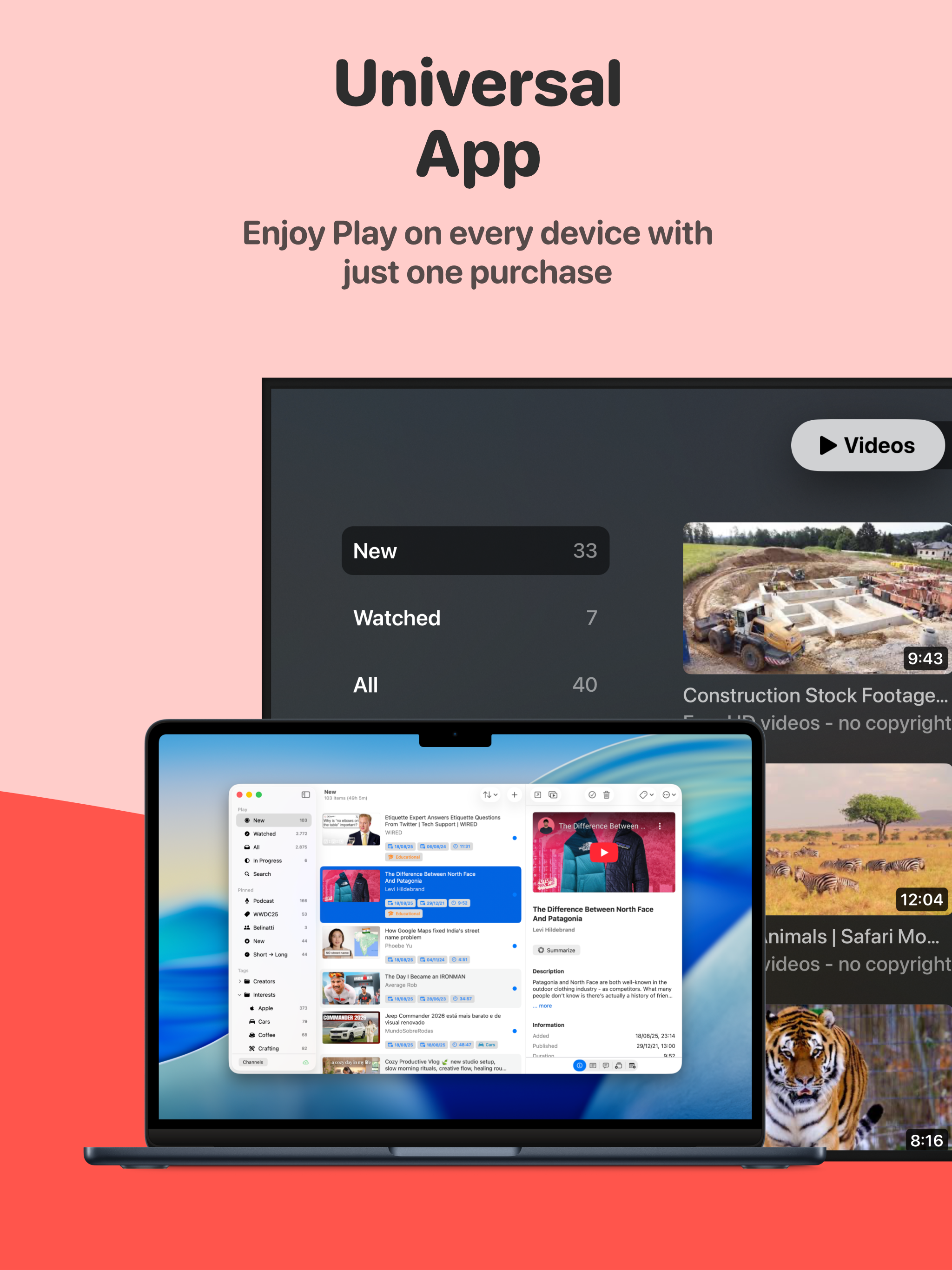 Play: Save Videos Watch Later