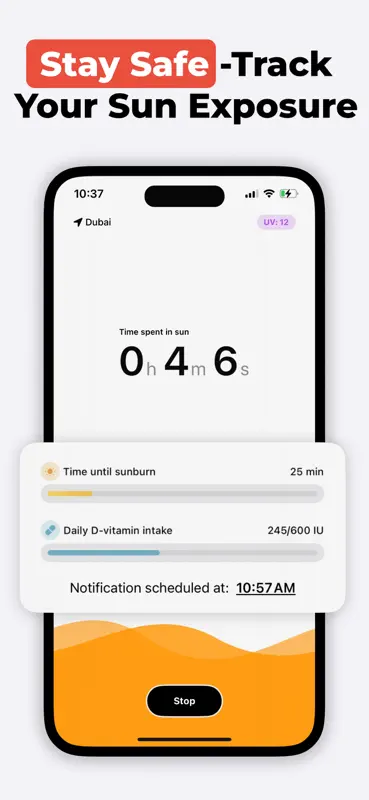SunSafe: Tanning, UV Index,SPF screenshot 7 of 9
