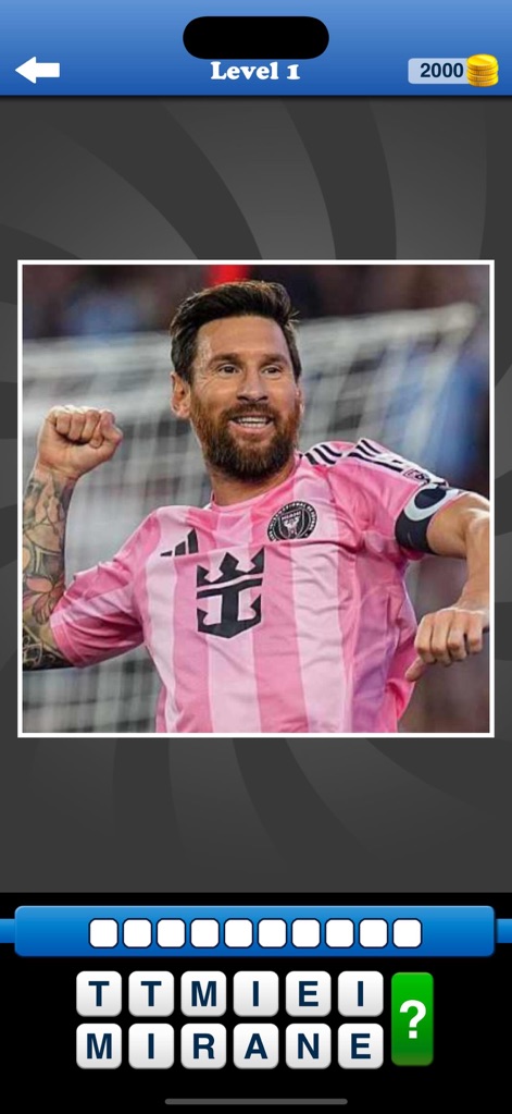 Whats the Team? Football Quiz - Users can experience the thrill of identifying teams by their unique jerseys and track their progress with the level indicator.