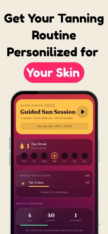 T&T: Tanning App, UV Index screenshot