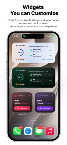 Vouch AI - Medicine Reminder iPhone screenshot