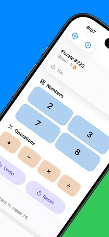 Make24: 24 Math Puzzle Game Screenshot 2 of 6