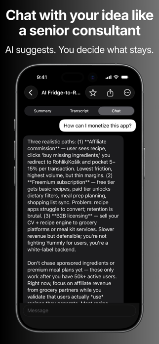 Hone: Voice Notes for Founders Screenshot 1 of 5