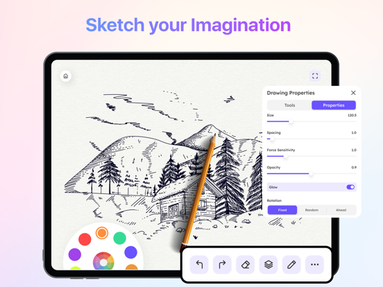 Sketchpad Painting - Sketch Me iPad app afbeelding 2