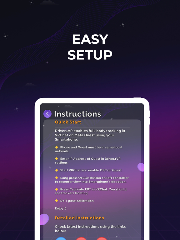 Screenshot #6 pour Driver4VR: Full Body Tracking