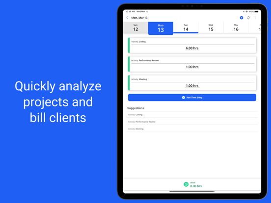 Screenshot #5 pour Replicon - Timesheets with GPS