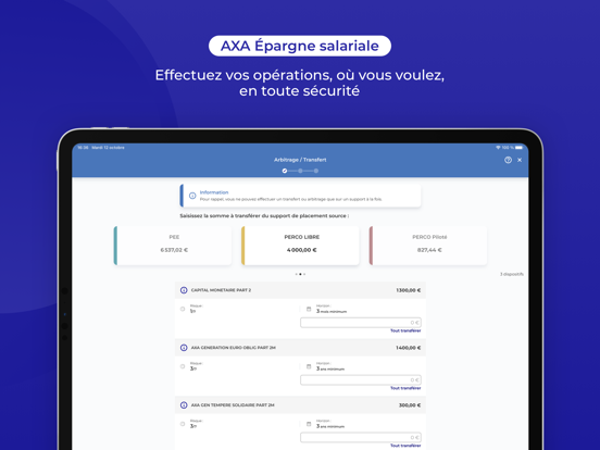 Screenshot #4 pour AXA Mon Epargne Entreprises