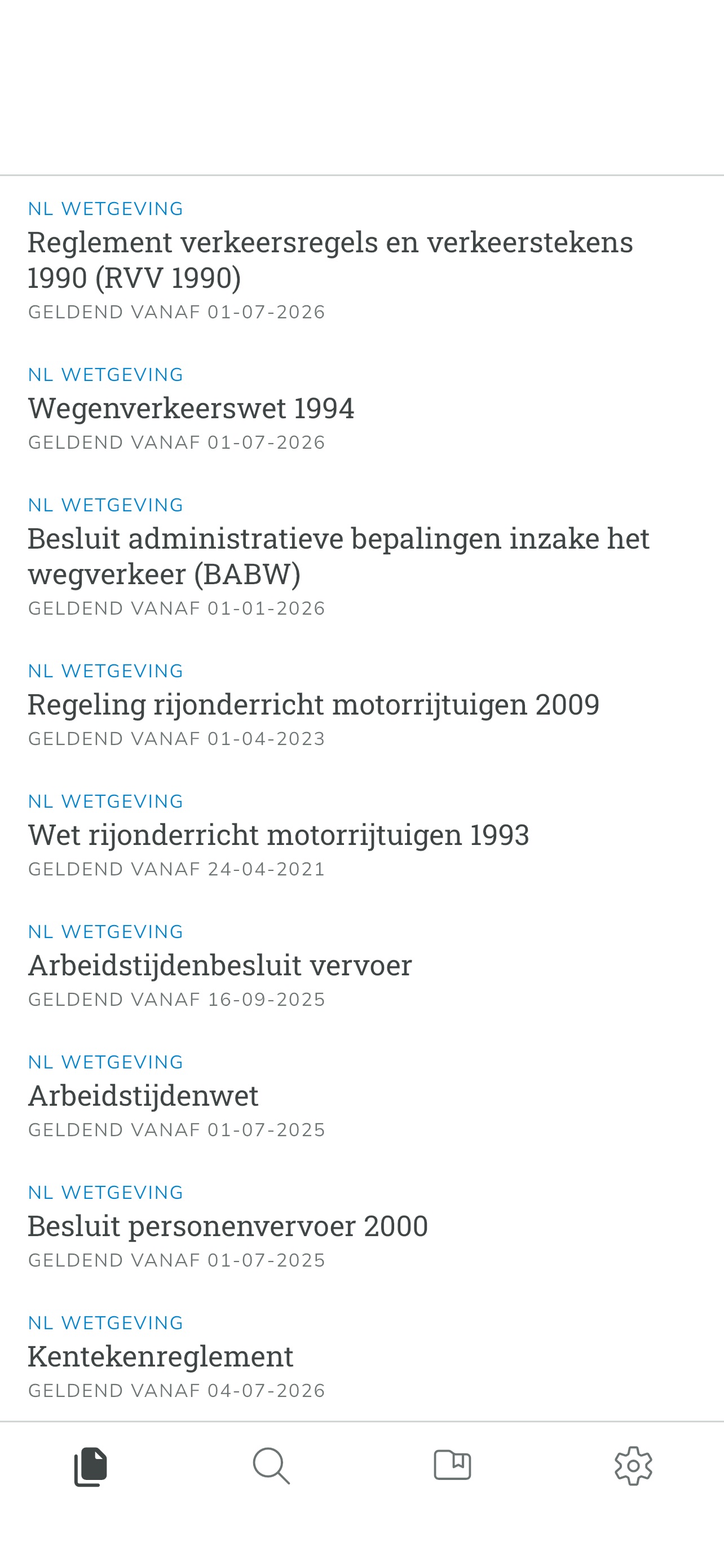 Screenshot 1 of Rijschool Docs