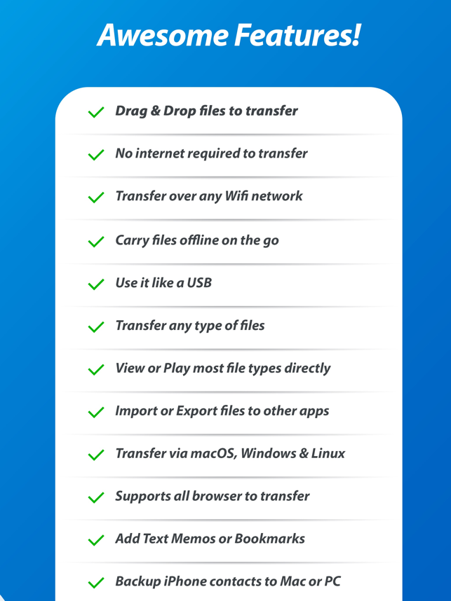 ‎Air Share Wifi File Transfer Screenshot