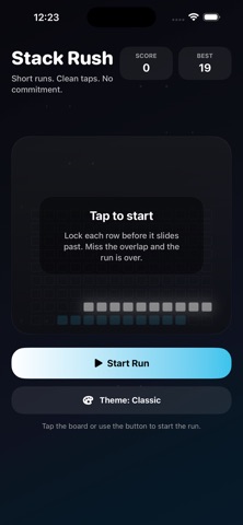 Stack Rush: Tap Tower iPhone screenshot