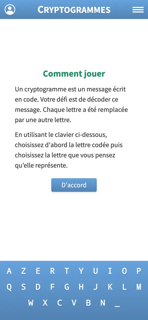 Screenshot #3 pour Cryptogramme
