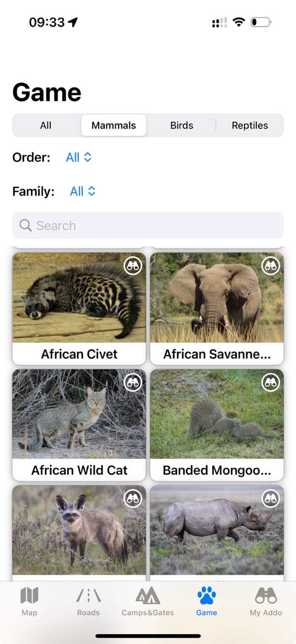 Addo Safari - 探索终极阿多象国家公园伴侣应用！无论是初学者还是资深爱好者，