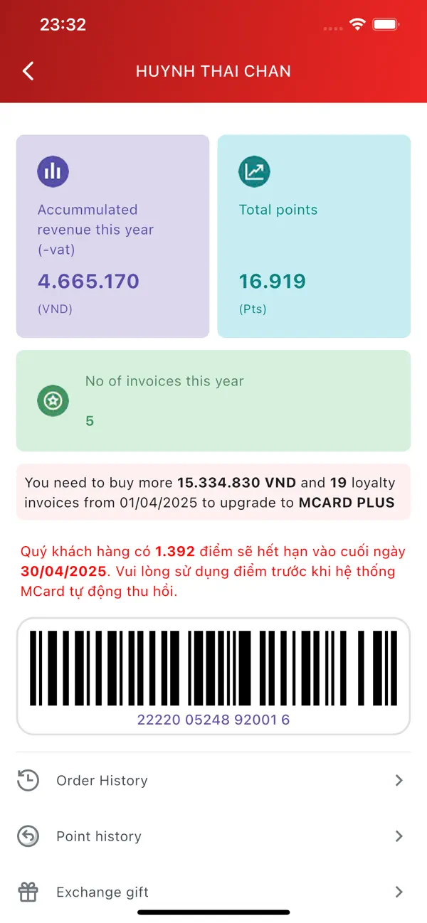 Screenshot #3 pour MCard (by MM Mega Market)