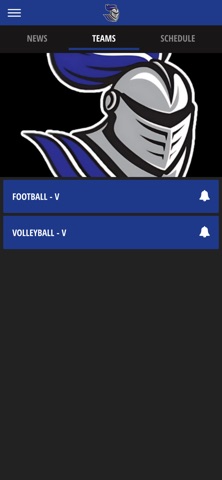 HCA Knights Athletics iPhone screenshot