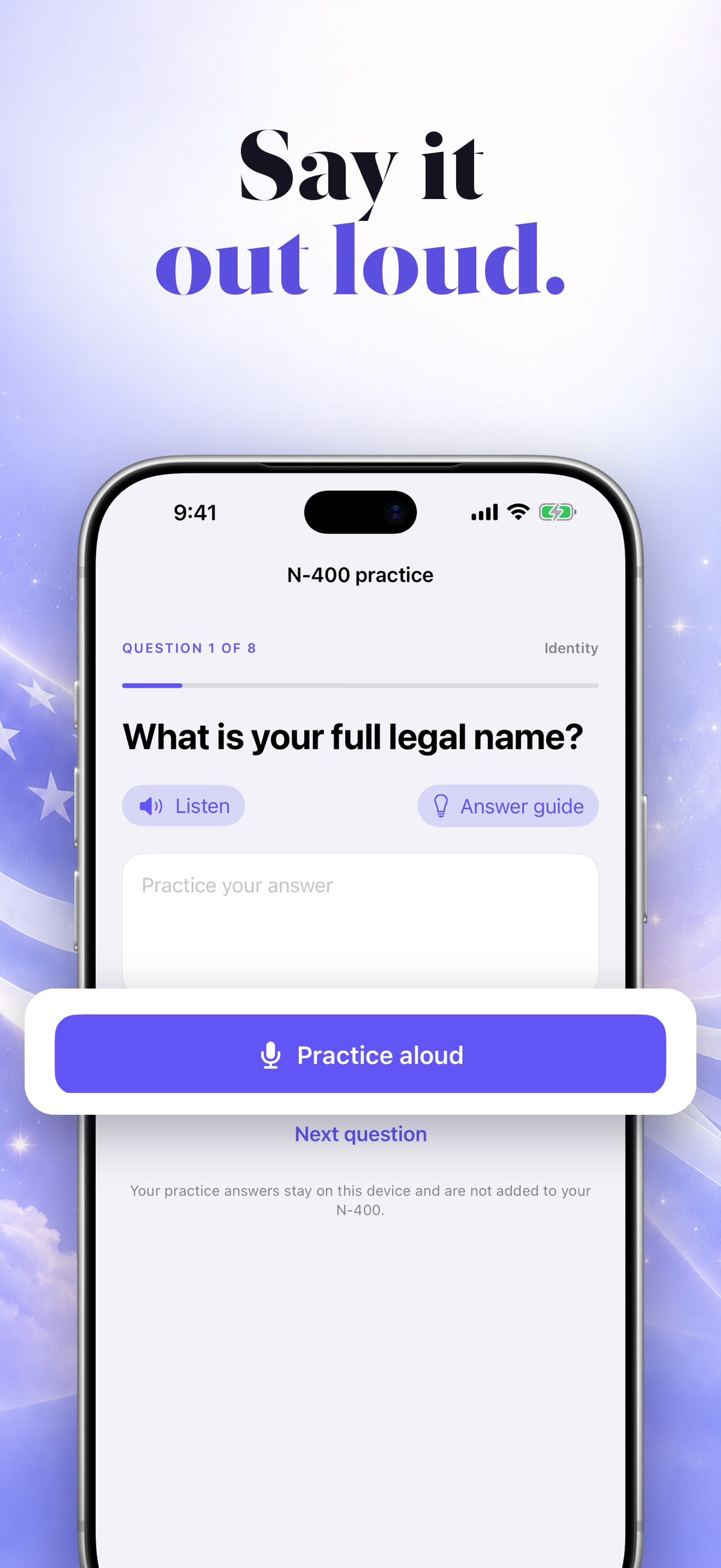 Screenshot 4 of N-400 Journey: Citizenship