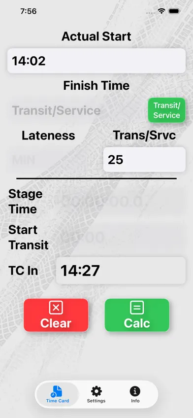 Rally Time Card Calculator screenshot 3