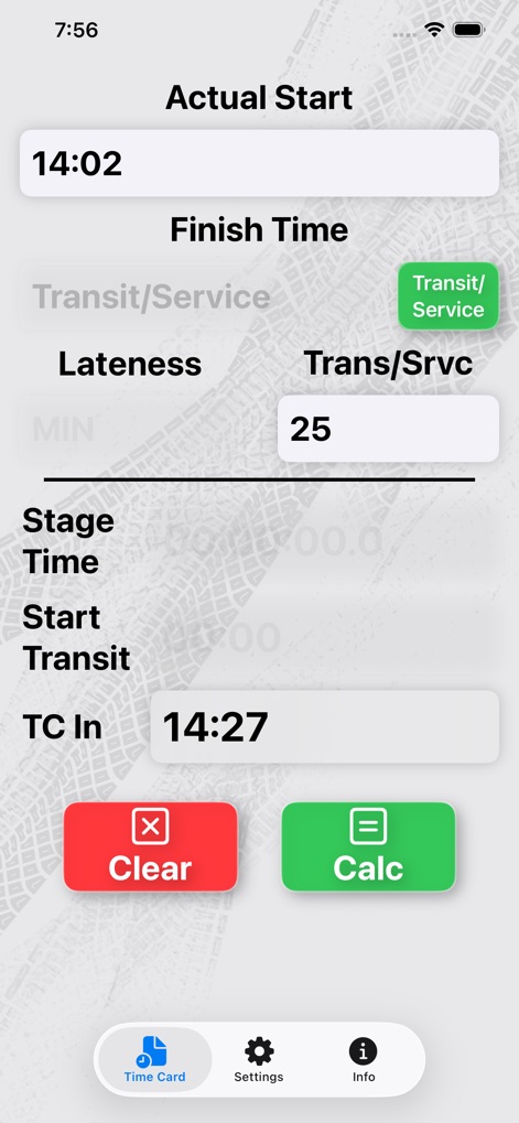 Rally Time Card Calculator - App de Deportes | MWM
