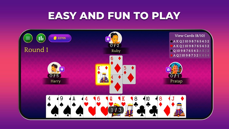 #4. Callbreak Card Game : Offline (iOS) Podle: Yarsa Labs
