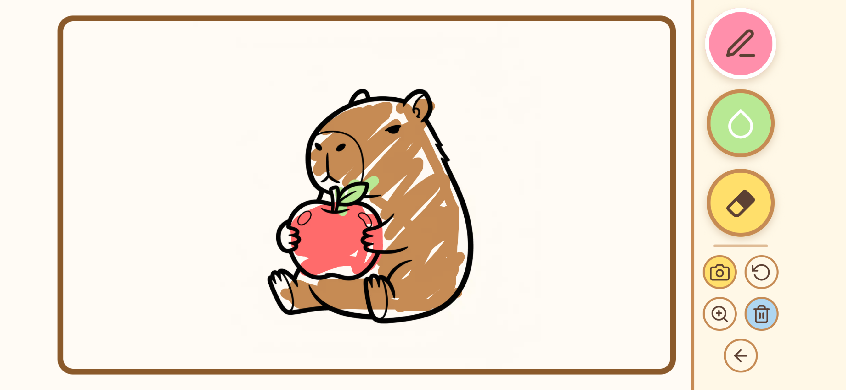 水豚繪畫樂園 Capybara Kids Doodle screenshot 4