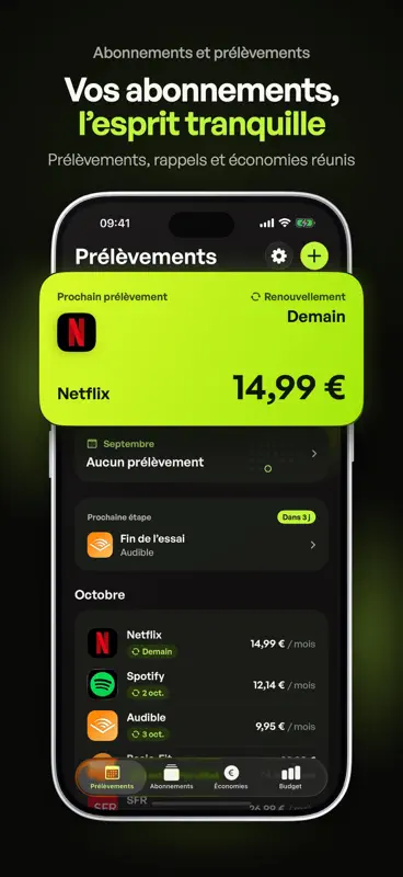 Spook : Gérer ses abonnements screenshot 1 of 10