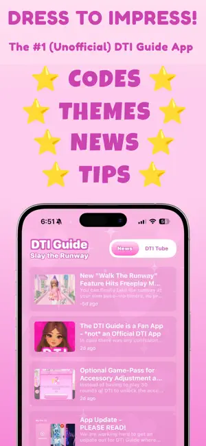 Dress to Impress - DTI Guide iPhone screenshot 1