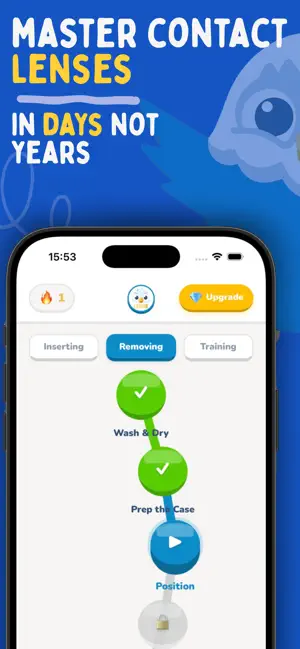 Lensie: Contact Lens Trainer screenshot 1