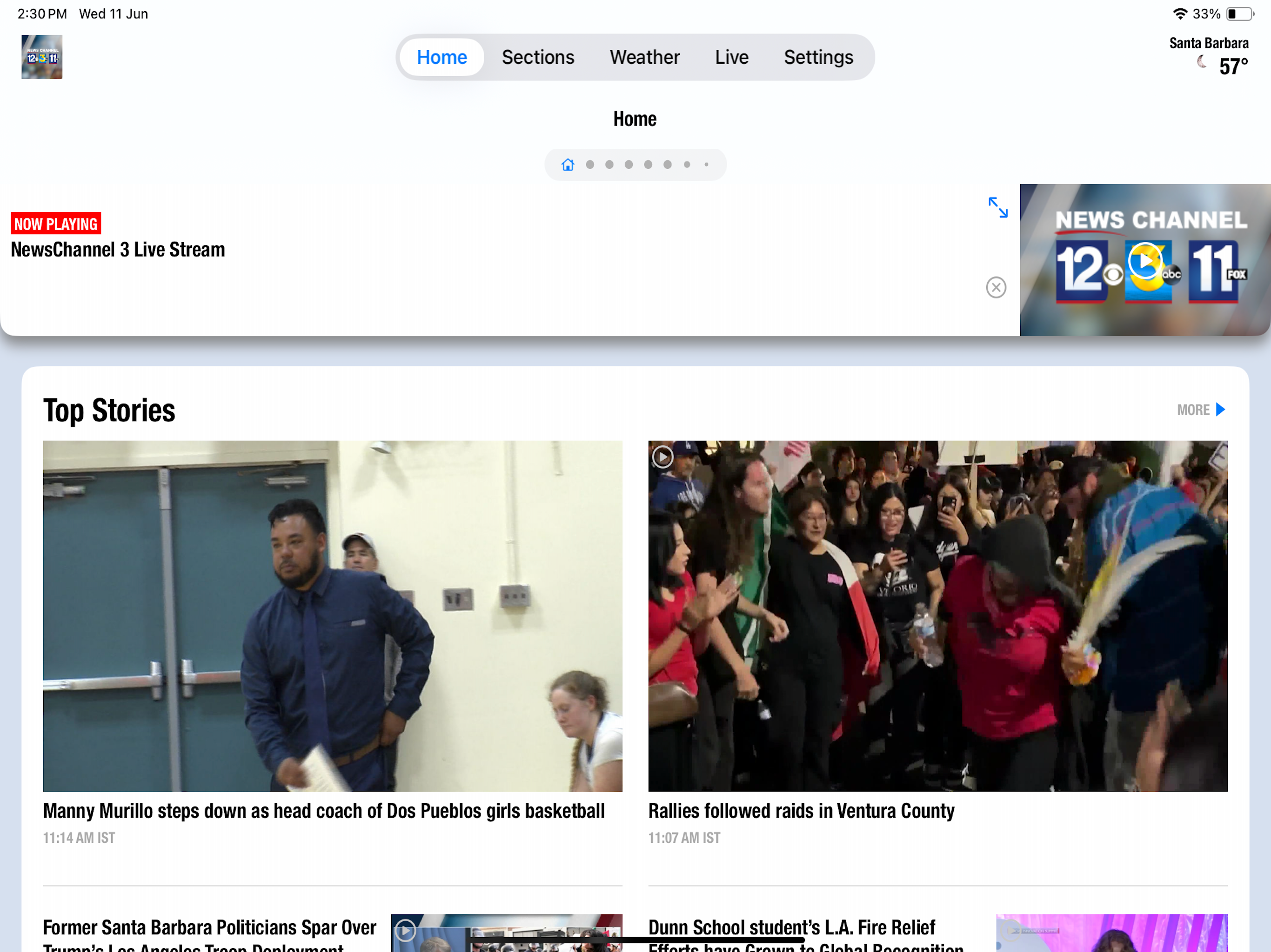 KEYT Santa Barbara, SLO News