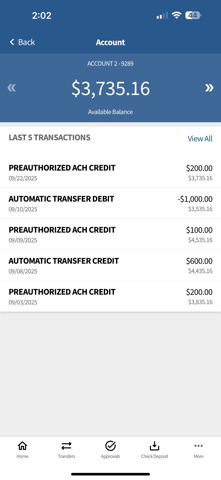 Country Club Bank for Personal app screenshot