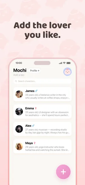 MochiChat iPhone screenshot 3