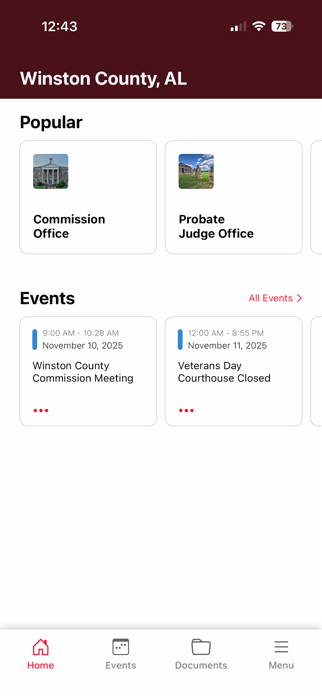 Winston County, AL Screenshot 1 of 4
