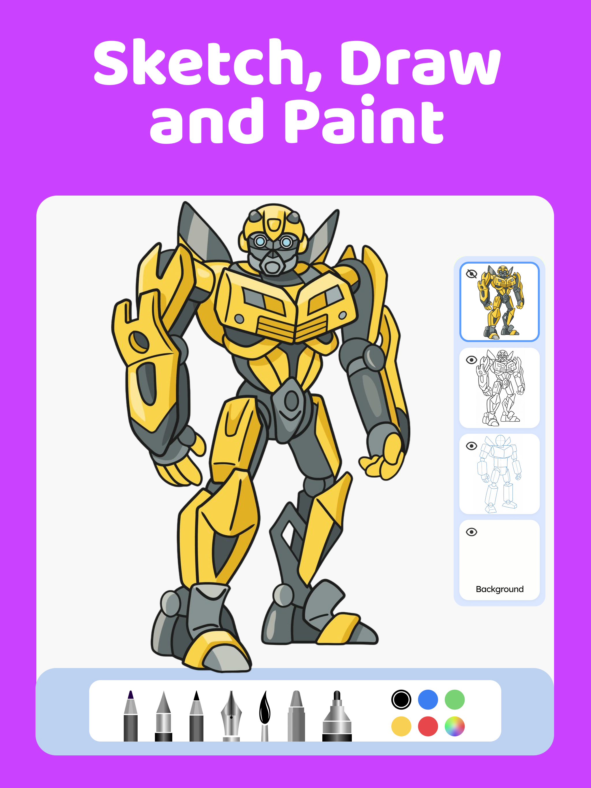 Drawing Desk: Sketch Paint Art screenshot 14