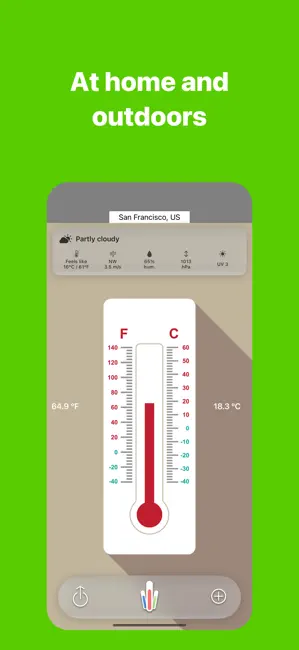 HD Thermometer ⊎ iPhone screenshot 3