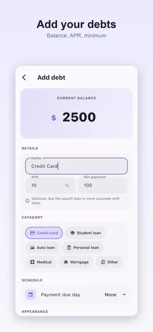 Debt Payoff Planner: Snowball screenshot 4
