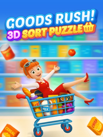 Goods Rush! 3D Sort Puzzle iPad screenshot