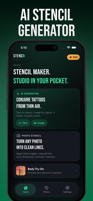Tattoo Stencil Maker - Stencr Screenshot 4 of 6
