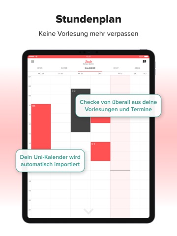 Studo die App für dein Studium iPad screenshot 2