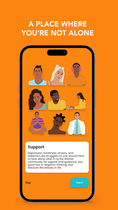 URAWARRIOR:Mental Wellness App Screenshot