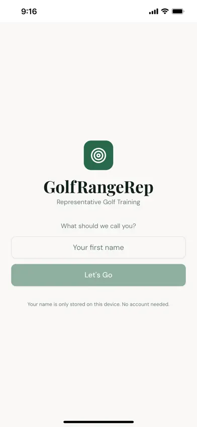 GolfRangeRep screenshot 1