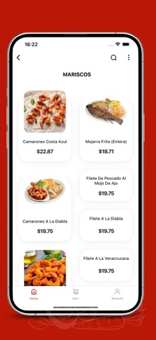 Los Charros Mexican Food iPhone screenshot