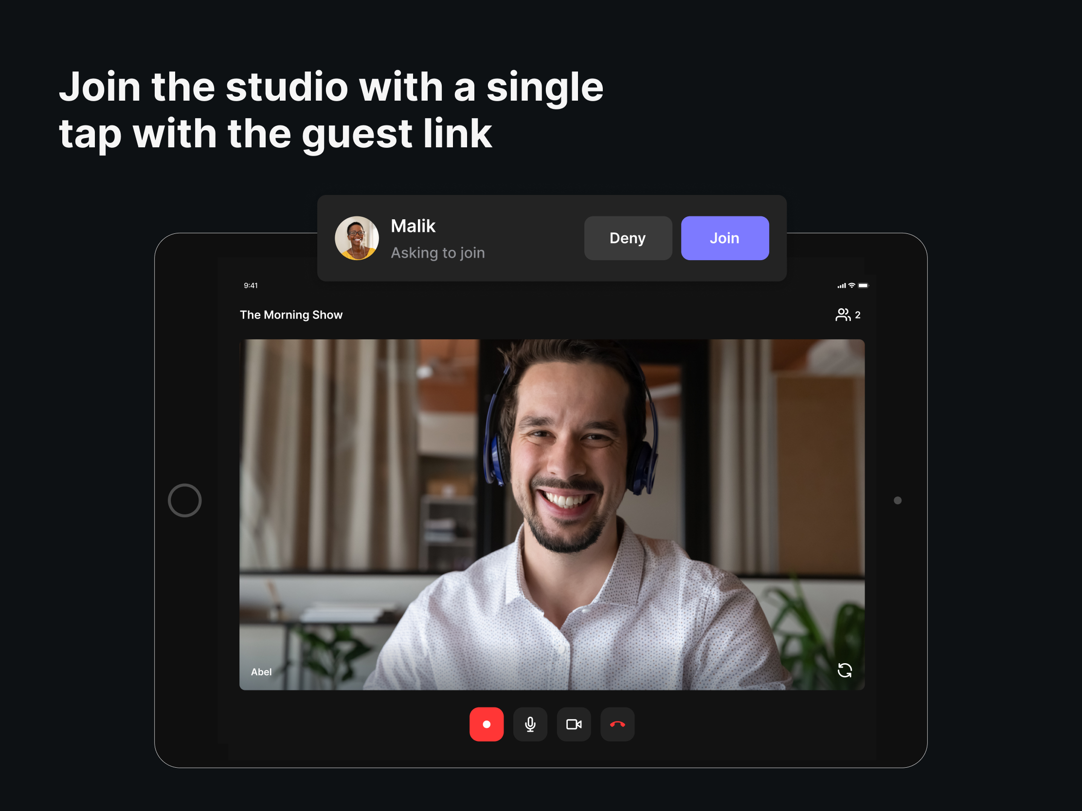 Riverside Podcast Video Studio