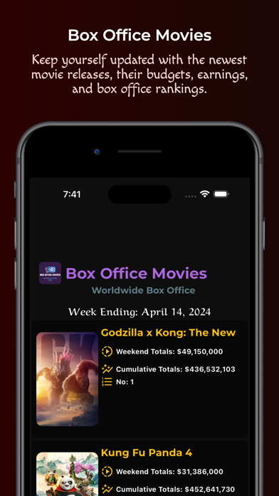 Box Office Movies Screenshot