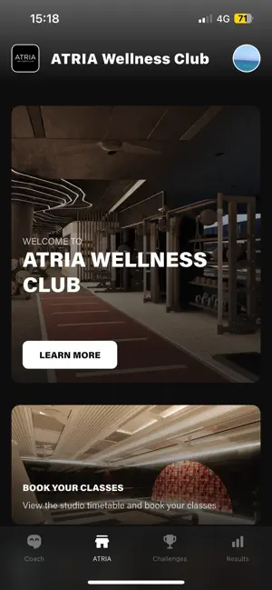 ATRIA Wellness Club screenshot 2